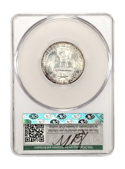 CAC Grading Coin Reverse