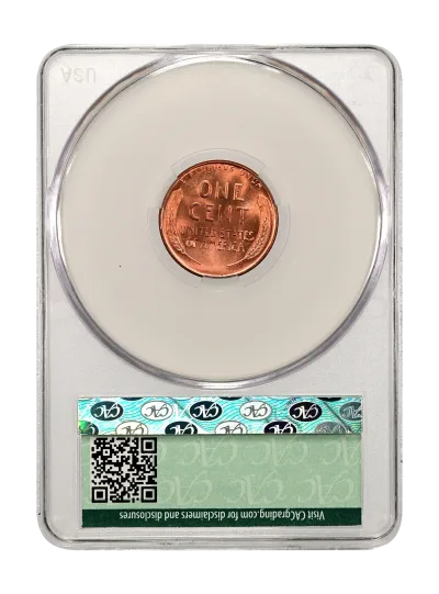CAC Grading Coin Reverse