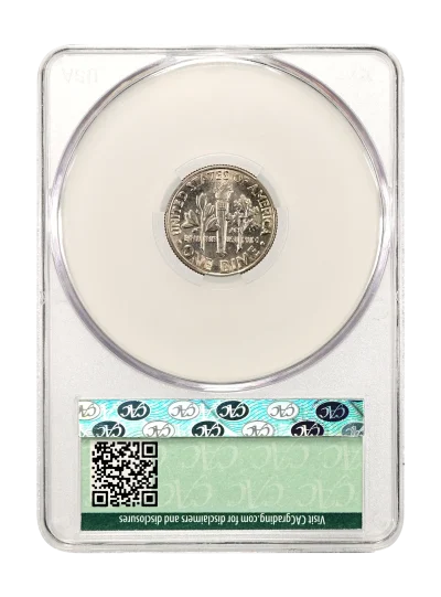 CAC Grading Coin Reverse