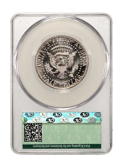 CAC Grading Coin Reverse