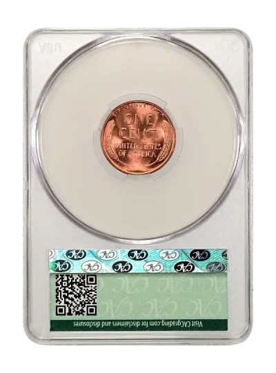 CAC Grading Coin Reverse