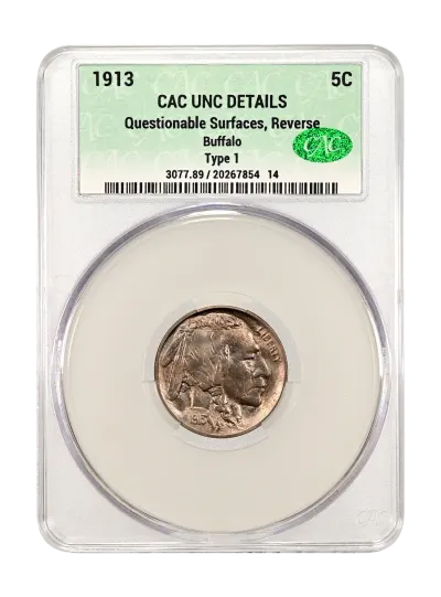 CAC Grading Coin Obverse