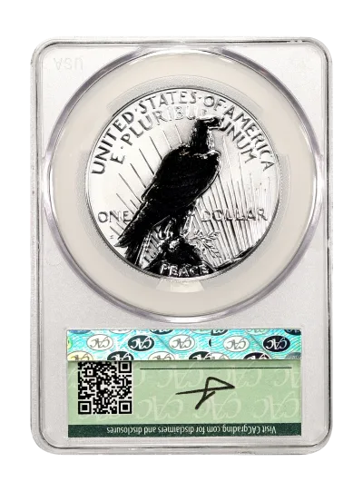 CAC Grading Coin Reverse