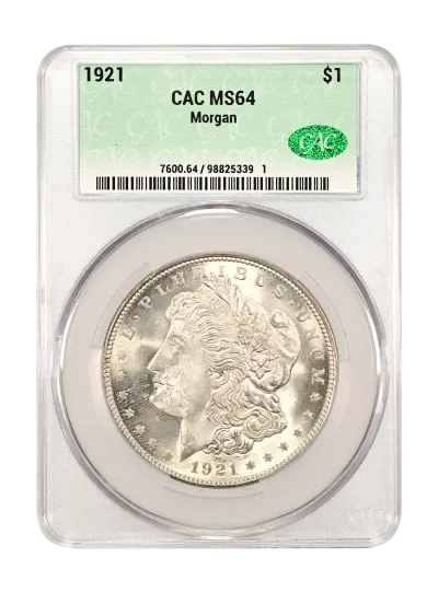 CAC Grading Coin Obverse
