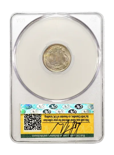 CAC Grading Coin Reverse