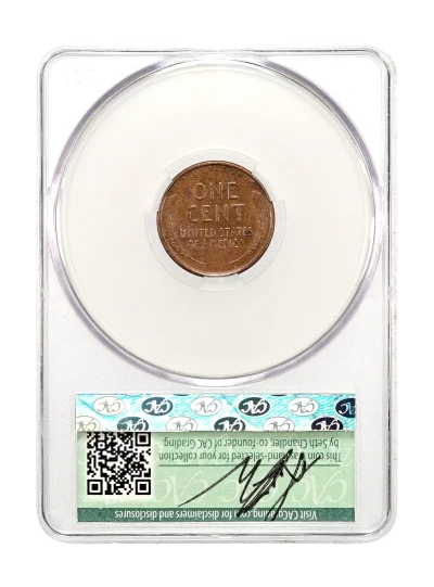 CAC Grading Coin Reverse