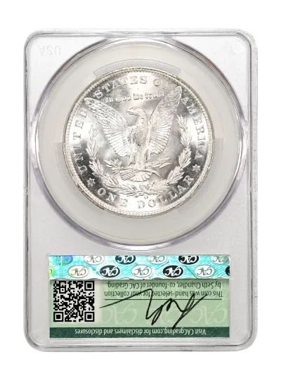 CAC Grading Coin Reverse