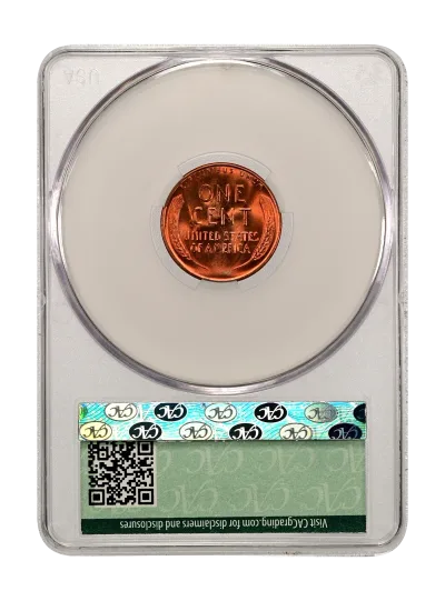 CAC Grading Coin Reverse