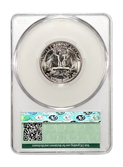 CAC Grading Coin Reverse