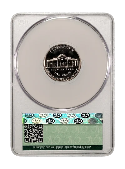CAC Grading Coin Reverse