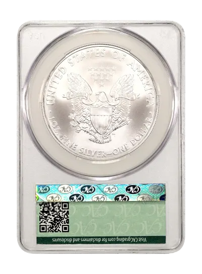 CAC Grading Coin Reverse