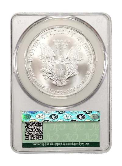 CAC Grading Coin Reverse