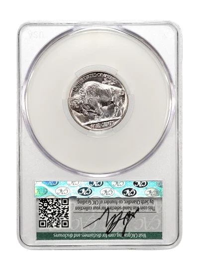CAC Grading Coin Reverse
