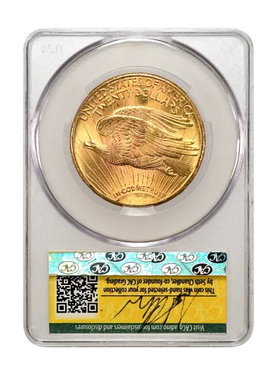 CAC Grading Coin Reverse