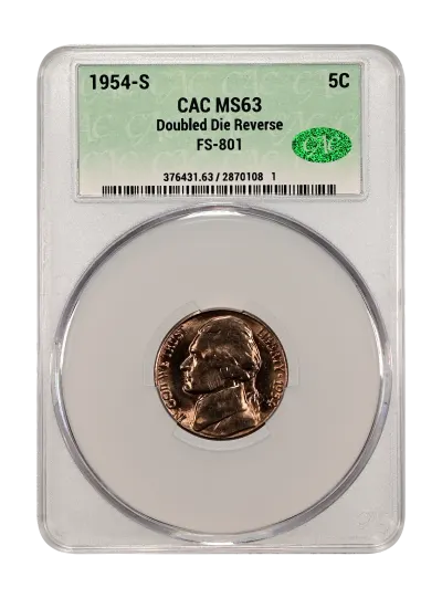 CAC Grading Coin Obverse