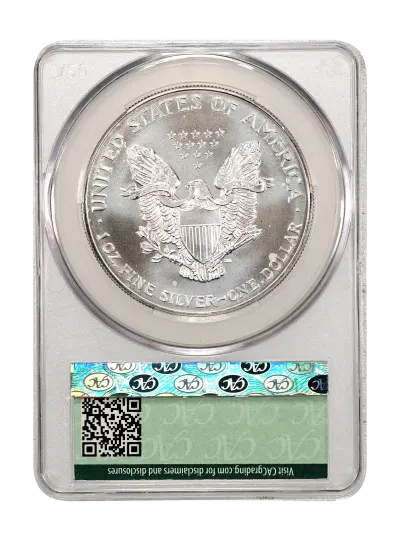 CAC Grading Coin Reverse