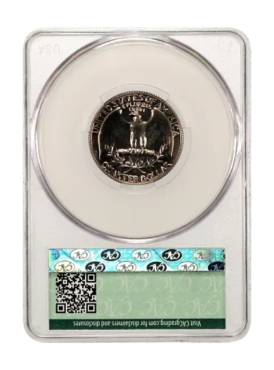 CAC Grading Coin Reverse