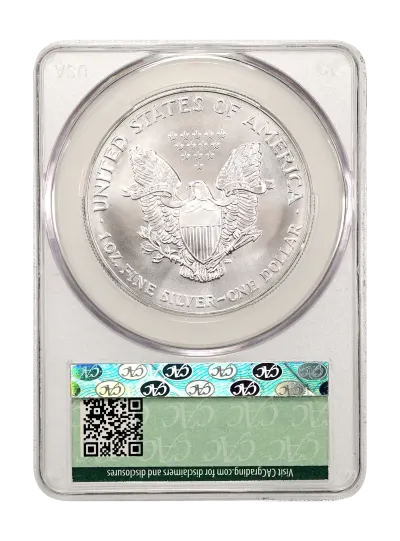 CAC Grading Coin Reverse