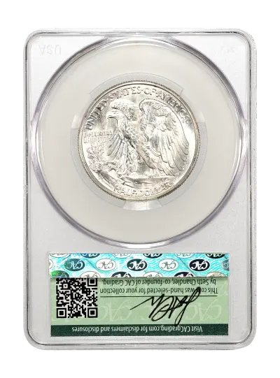 CAC Grading Coin Reverse