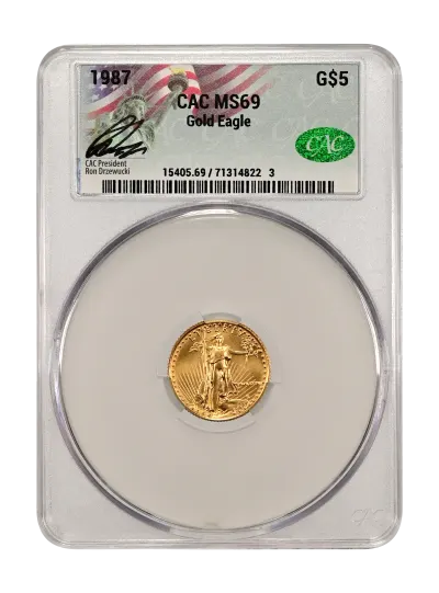 CAC Grading Coin Obverse