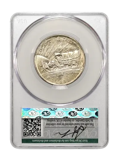 CAC Grading Coin Reverse