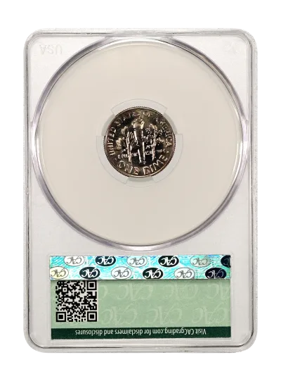 CAC Grading Coin Reverse