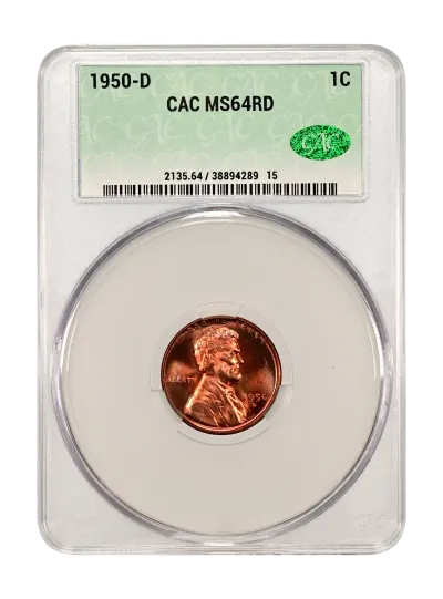 CAC Grading Coin Obverse