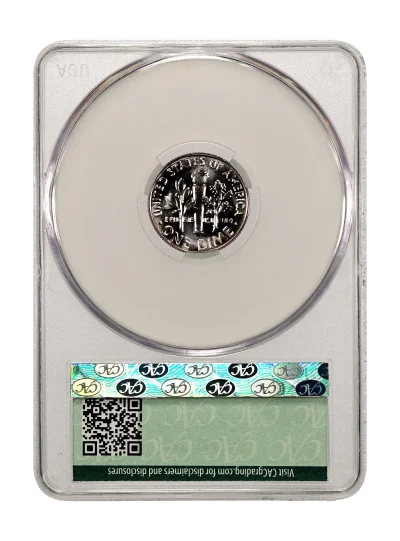 CAC Grading Coin Reverse
