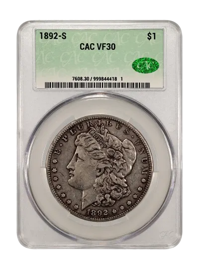 CAC Grading Coin Obverse