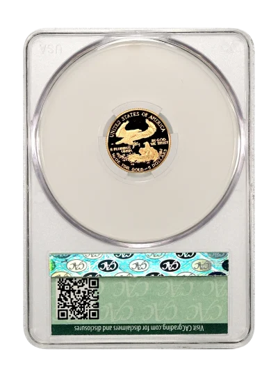 CAC Grading Coin Reverse