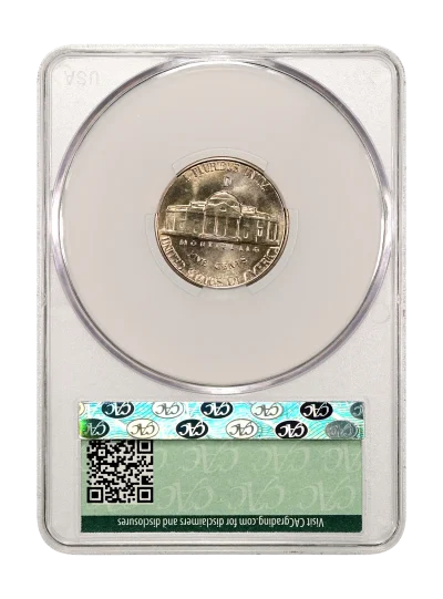 CAC Grading Coin Reverse