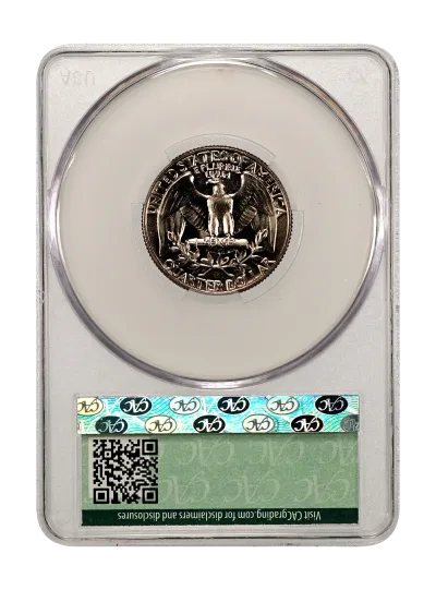 CAC Grading Coin Reverse