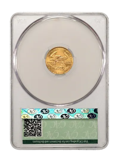 CAC Grading Coin Reverse