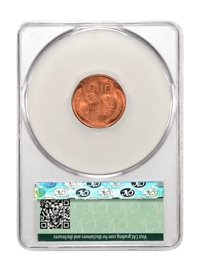 CAC Grading Coin Reverse