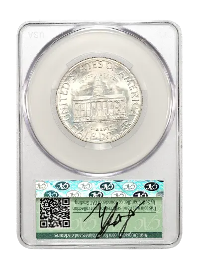 CAC Grading Coin Reverse