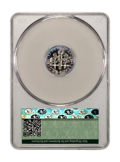 CAC Grading Coin Reverse