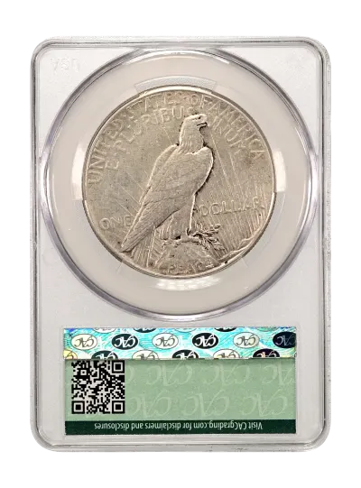 CAC Grading Coin Reverse