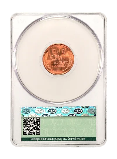 CAC Grading Coin Reverse
