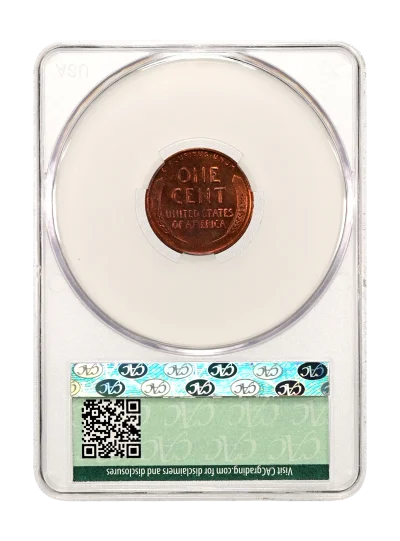CAC Grading Coin Reverse