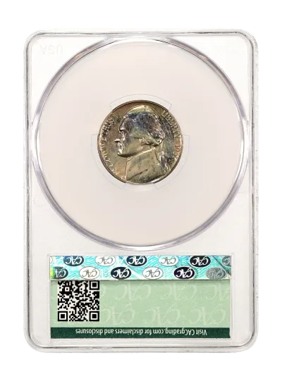 CAC Grading Coin Reverse