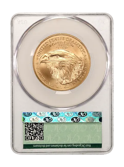 CAC Grading Coin Reverse
