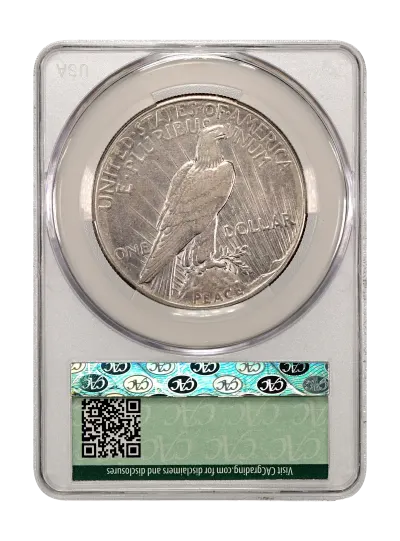 CAC Grading Coin Reverse