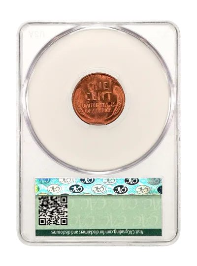 CAC Grading Coin Reverse