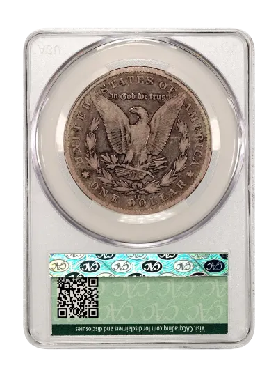CAC Grading Coin Reverse