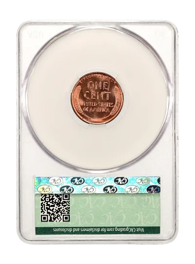CAC Grading Coin Reverse