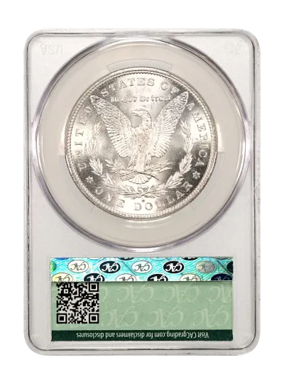 CAC Grading Coin Reverse