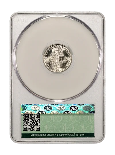CAC Grading Coin Reverse