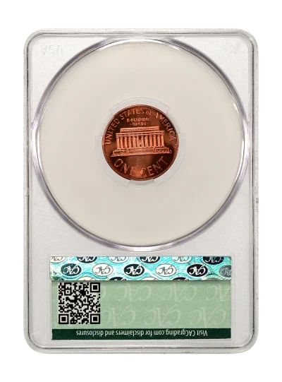 CAC Grading Coin Reverse