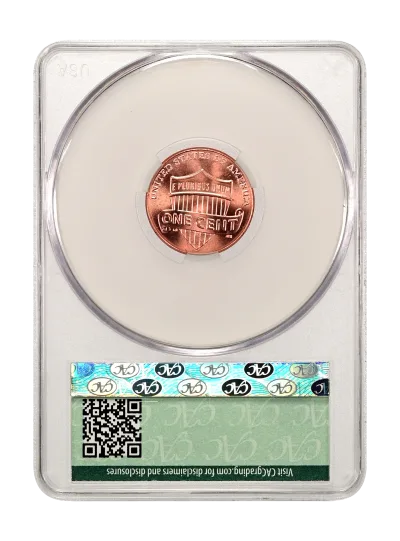 CAC Grading Coin Reverse