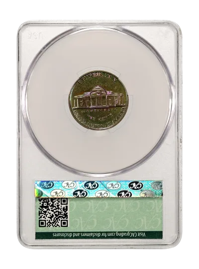 CAC Grading Coin Reverse